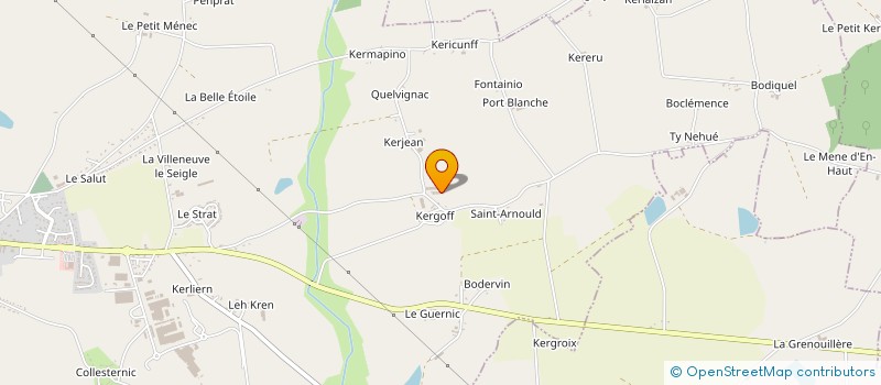 localisation de l'entreprise DU RUISSEAU à NOYAL-PONTIVY