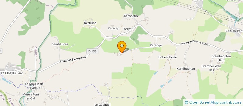 localisation de l'entreprise DU RUISSEAU à PLESCOP