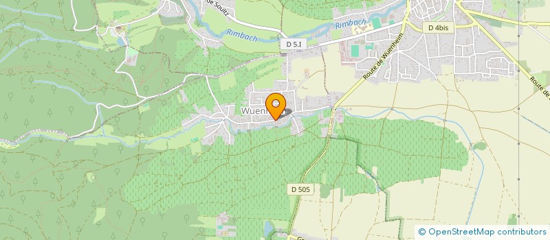 localisation de l'entreprise DU RUISSEAU  RIMBACH-PRES-GUEBWILLER