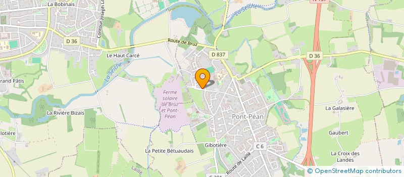 localisation de l'entreprise DU RUISSEAU D'ARGENT  LE RHEU