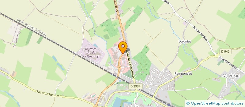 localisation de l'entreprise DU RUISSEAU DE L'ANGE à LE QUESNOY