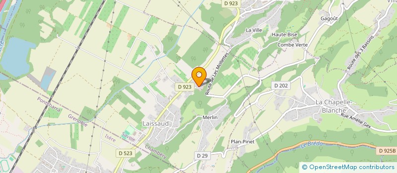 localisation de l'entreprise DU RUISSEAU EXERTIER à LAISSAUD