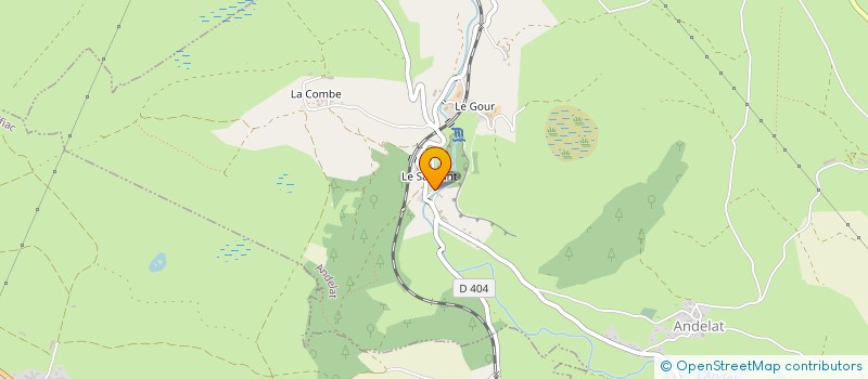 localisation de l'entreprise DU SAILHANT à ANDELAT