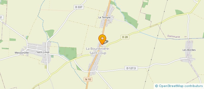 localisation de l'entreprise DU SAINT LOUP à LA BOURDINIERE-SAINT-LOUP