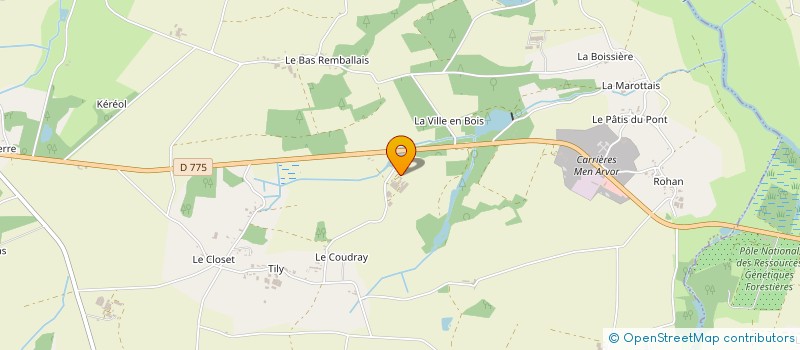 localisation de l'entreprise DU SAPIN  AVESSAC