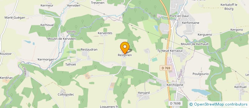 localisation de l'entreprise DU SCAVE  PONT-SCORFF