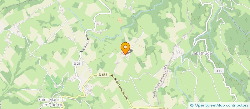 localisation de l'entreprise DU SEGALA à SAINT-MAURICE-EN-QUERCY