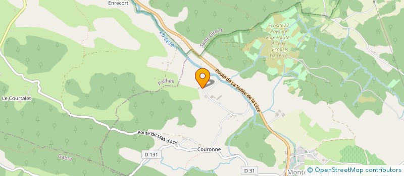 localisation de l'entreprise DU SEGUELA à MONTEGUT-PLANTAUREL