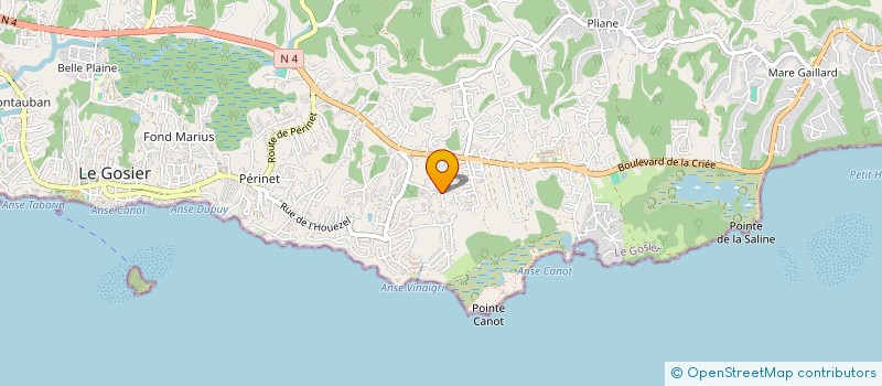 localisation de l'entreprise DU SENS O PLURIELS à LE GOSIER