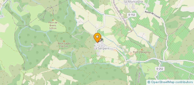 localisation de l'entreprise DU SERPENT VERT  LA SERPENT