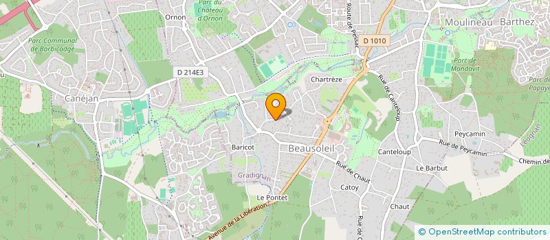 localisation de l'entreprise DU SERPOLET  GRADIGNAN