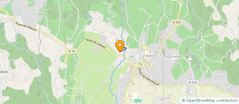 localisation de l'entreprise DU SERRE  FAYENCE