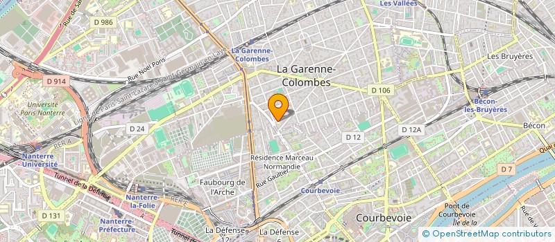 localisation de l'entreprise DU SERVICE A LA PERSONNE à LA GARENNE-COLOMBES