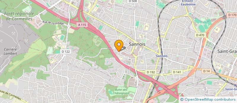 localisation de l'entreprise DU SIAM  SANNOIS