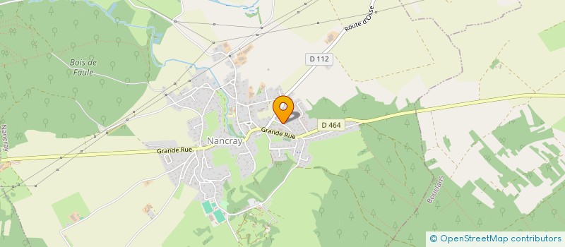 localisation de l'entreprise DU SILLET  NANCRAY