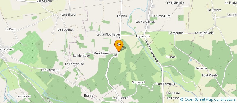 localisation de l'entreprise DU SIREYGEOL à SAINT-GERMAIN-ET-MONS