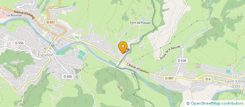 localisation de l'entreprise DU SOL  ESPALION