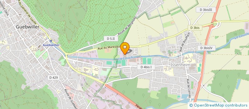 localisation de l'entreprise DU SOL AU BAIN à ISSENHEIM