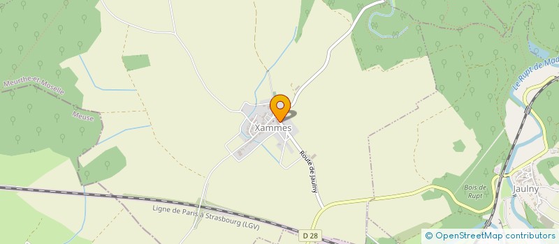 localisation de l'entreprise DU SOLANUM  XAMMES
