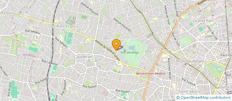 localisation de l'entreprise DU SOLEIL 33370  BORDEAUX