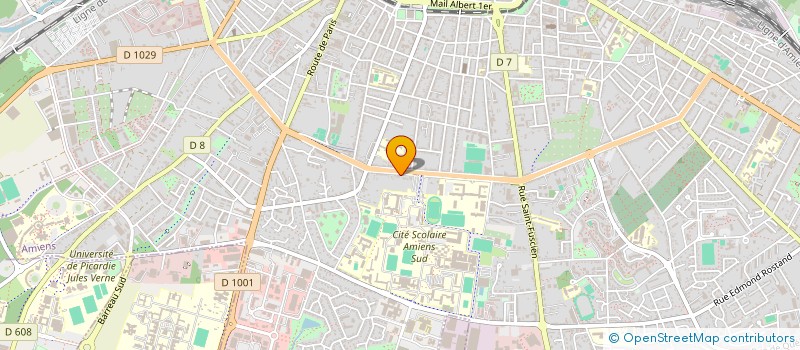 localisation de l'entreprise DU SOLEIL à AMIENS