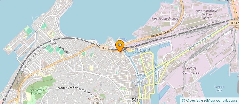 localisation de l'entreprise DU SOLEIL  SETE