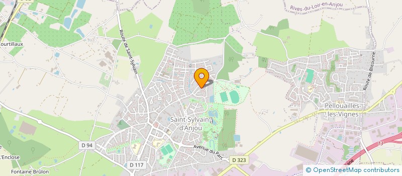 localisation de l'entreprise DU SOLEIL  VERRIERES-EN-ANJOU