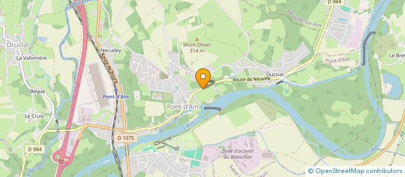 localisation de l'entreprise DU SOLEIL DANS LES PIEDS  NEUVILLE-SUR-AIN