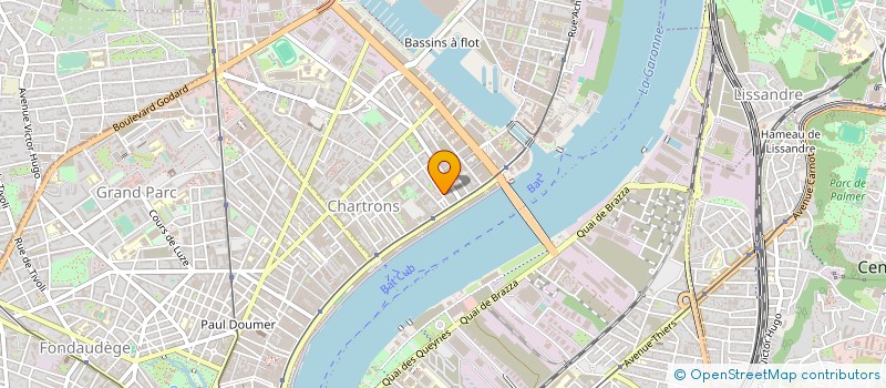 localisation de l'entreprise DU SOLEIL DANS LES PIEDS à BORDEAUX