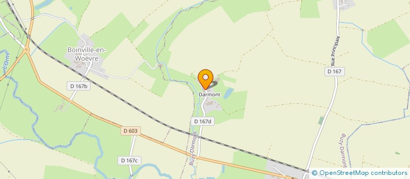localisation de l'entreprise DU SOLEIL DE DARMONT à BUZY-DARMONT