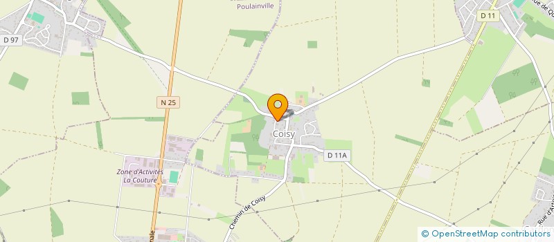 localisation de l'entreprise DU SOLEIL LEVANT  COISY