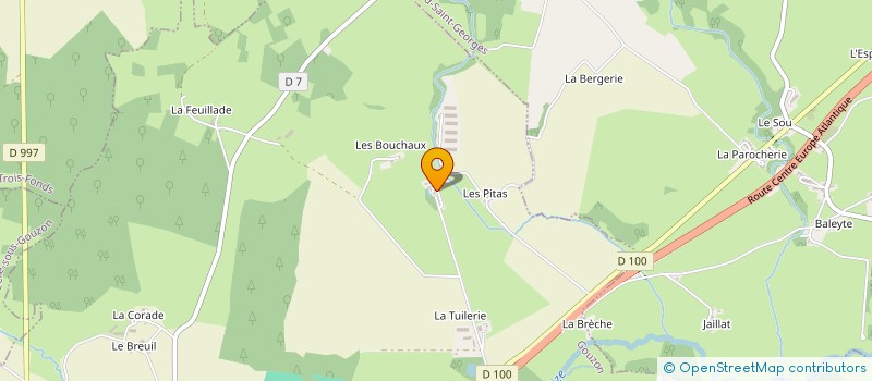 localisation de l'entreprise DU SOLEIL RADIEUX à GOUZON