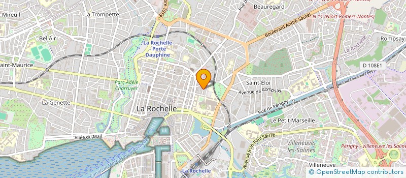 localisation de l'entreprise DU SON DANS L'AIR  LA ROCHELLE