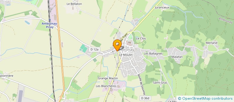 localisation de l'entreprise DU SON POUR LES ARTS  AMBRONAY