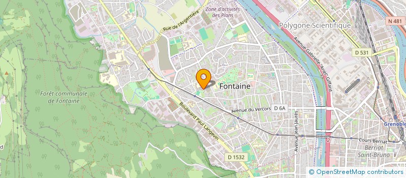 localisation de l'entreprise DU SORBIER  FONTAINE