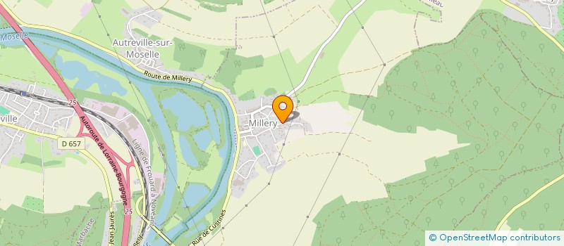 localisation de l'entreprise DU SORBIER  MILLERY