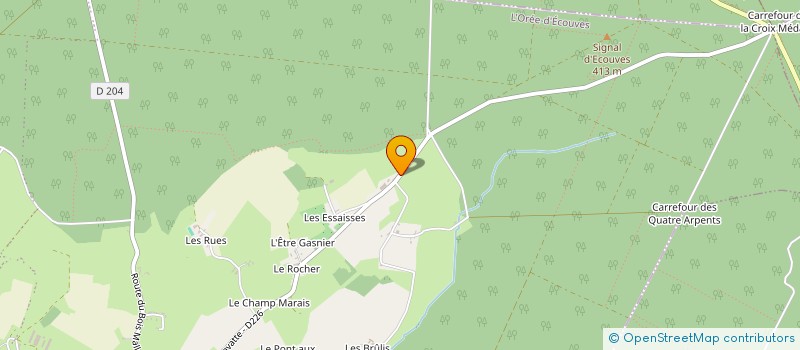 localisation de l'entreprise DU SOUCHET à L'OREE-D'ECOUVES