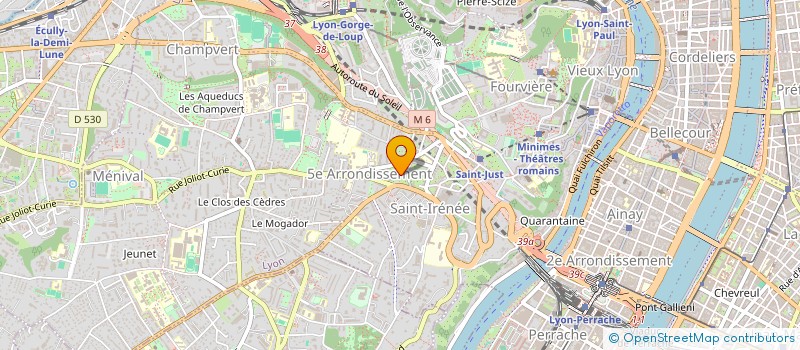 localisation de l'entreprise DU SOUFFLE A L'ARCHET à LYON