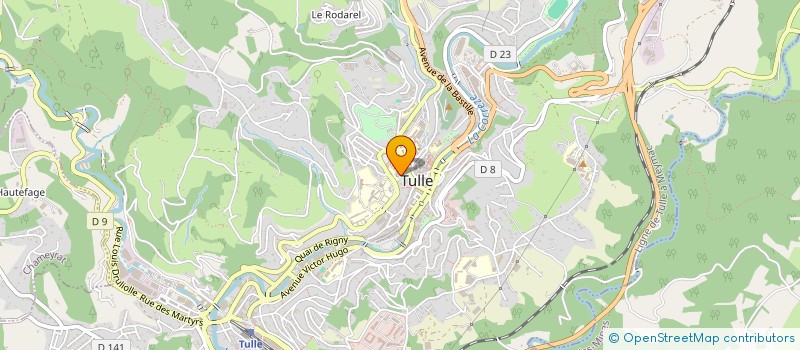localisation de l'entreprise DU SOUFFLE AUX CORDES à TULLE