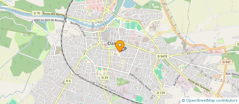 localisation de l'entreprise DU SOURIRE TARUSATE  DAX