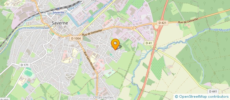 localisation de l'entreprise DU SOUSS  SAVERNE