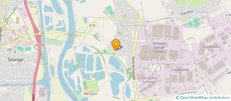 localisation de l'entreprise DU SPITZBERG  AY-SUR-MOSELLE