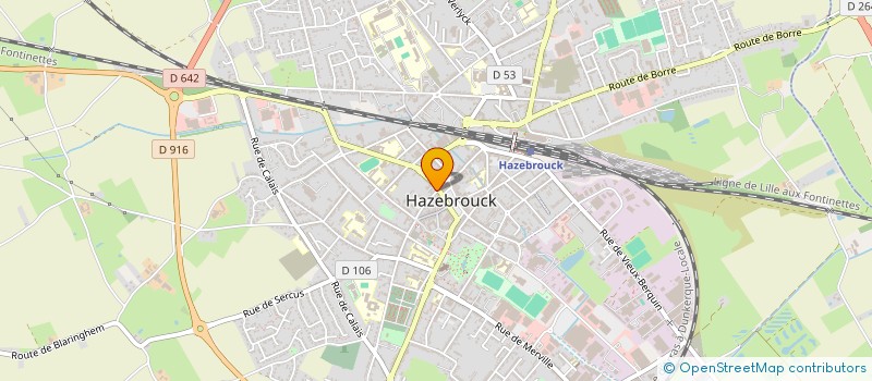 localisation de l'entreprise DU SUD  HAZEBROUCK