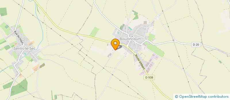 localisation de l'entreprise DU T'CHIOT CHLOTIN  BOUZINCOURT