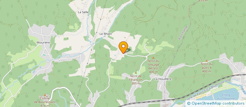 localisation de l'entreprise DU TACOT  RONCHAMP