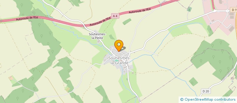 localisation de l'entreprise DU TAILLEUR à LES SOUHESMES-RAMPONT