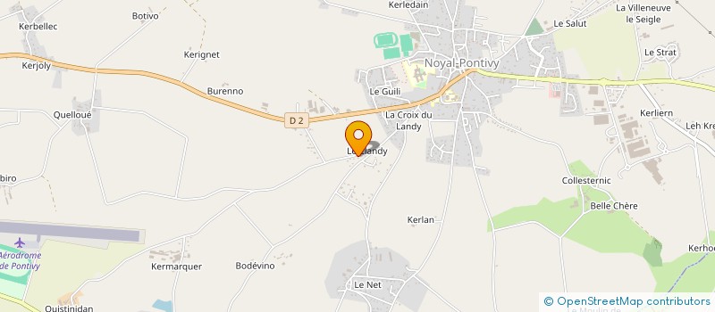 localisation de l'entreprise DU TAILLIS  NOYAL-PONTIVY