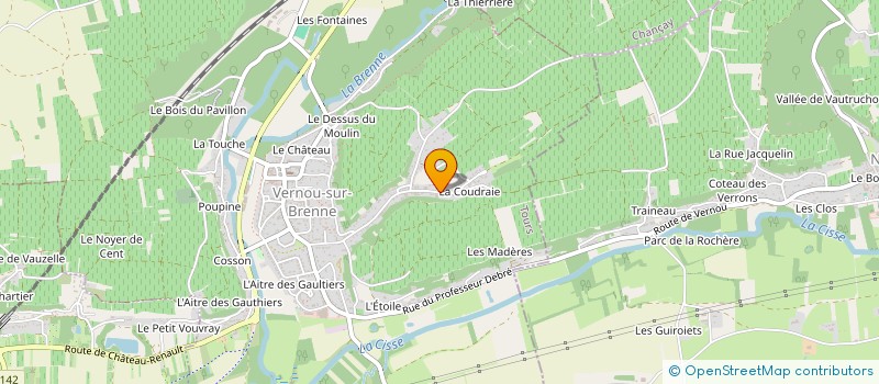 localisation de l'entreprise DU TARTEMAIN  VERNOU-SUR-BRENNE