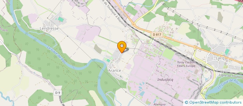localisation de l'entreprise DU TASTET à SAINT-GIRONS-EN-BEARN