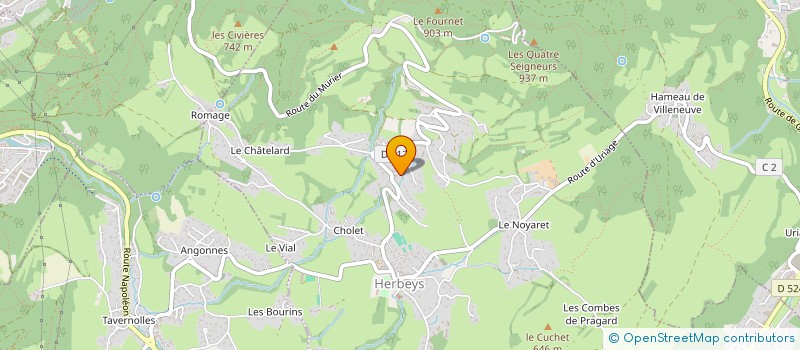 localisation de l'entreprise DU TAUREAU  HERBEYS